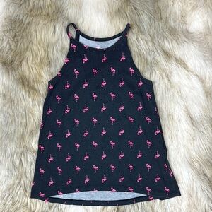 Small (5/6) Pink Flamingo Sleeveless Top